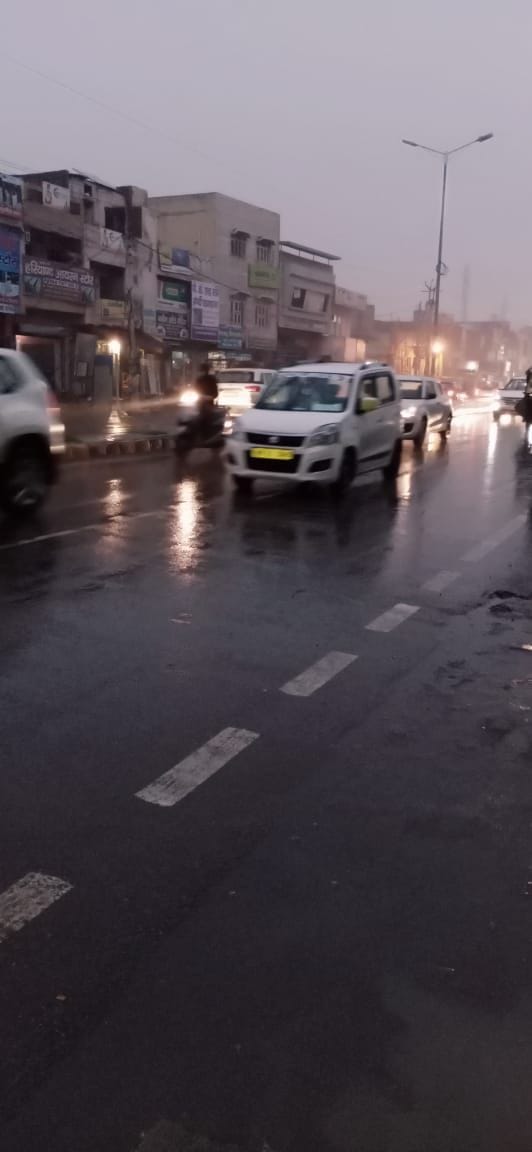 weather, rainfall in city, temperature down, fatehabad