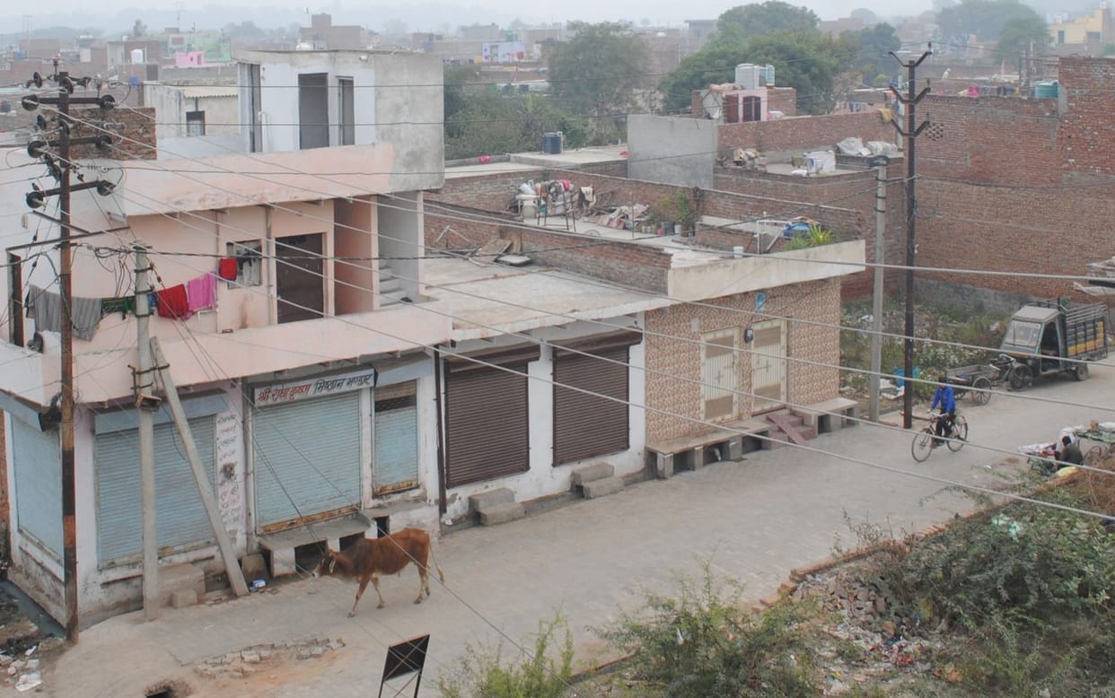 interloking road in khader colony