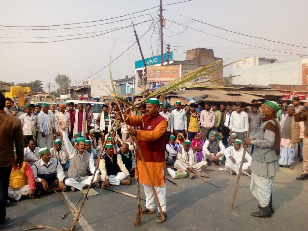 Farmers burnt sugarcane to increase support price