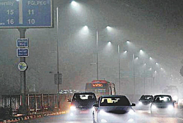 Wednesday is the coldest day of the season, chandigarh weather forecast