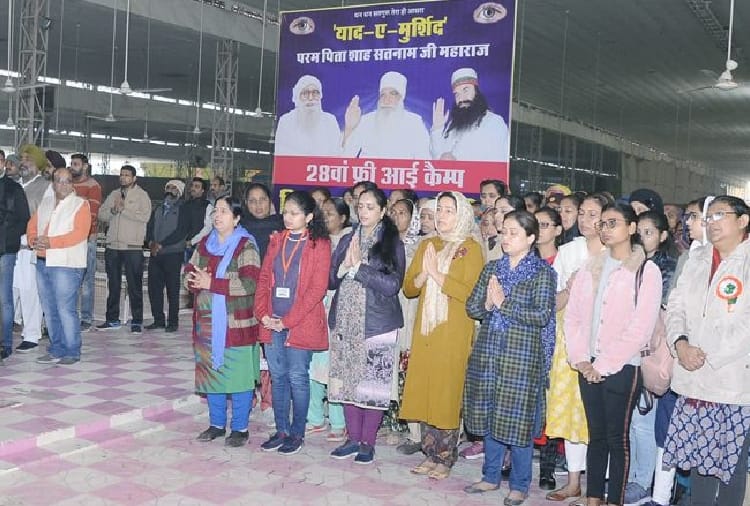 Honeypreet inaugurated medical camp at Dera Sacha Sauda Sirsa Haryana