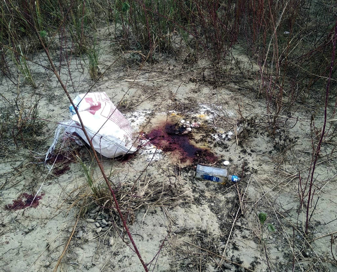 Blood found in cemetery, fear of sacrifice