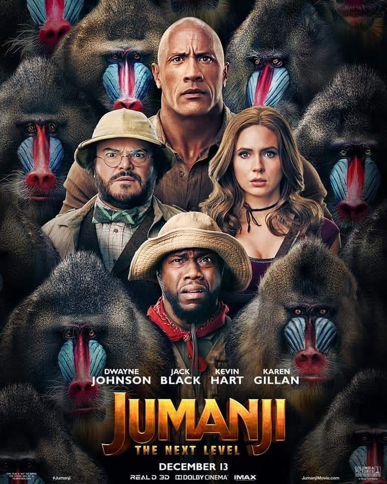Film review of Jumanji The Next Level Review starrer Dwayne Johnson Kevin Hart Jack Blake