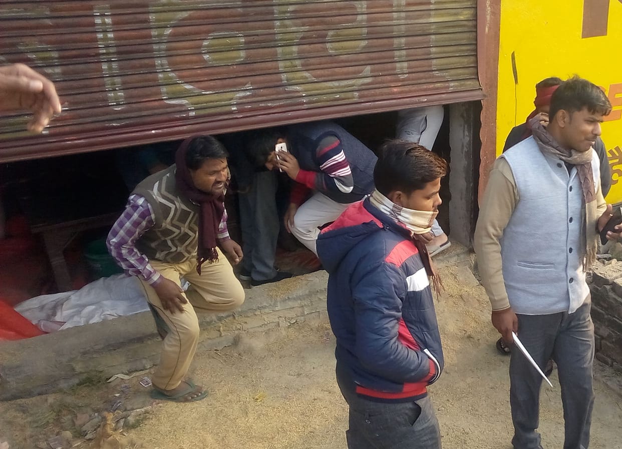 Four lakh paddy stolen from the warehouse of the Galla merchant