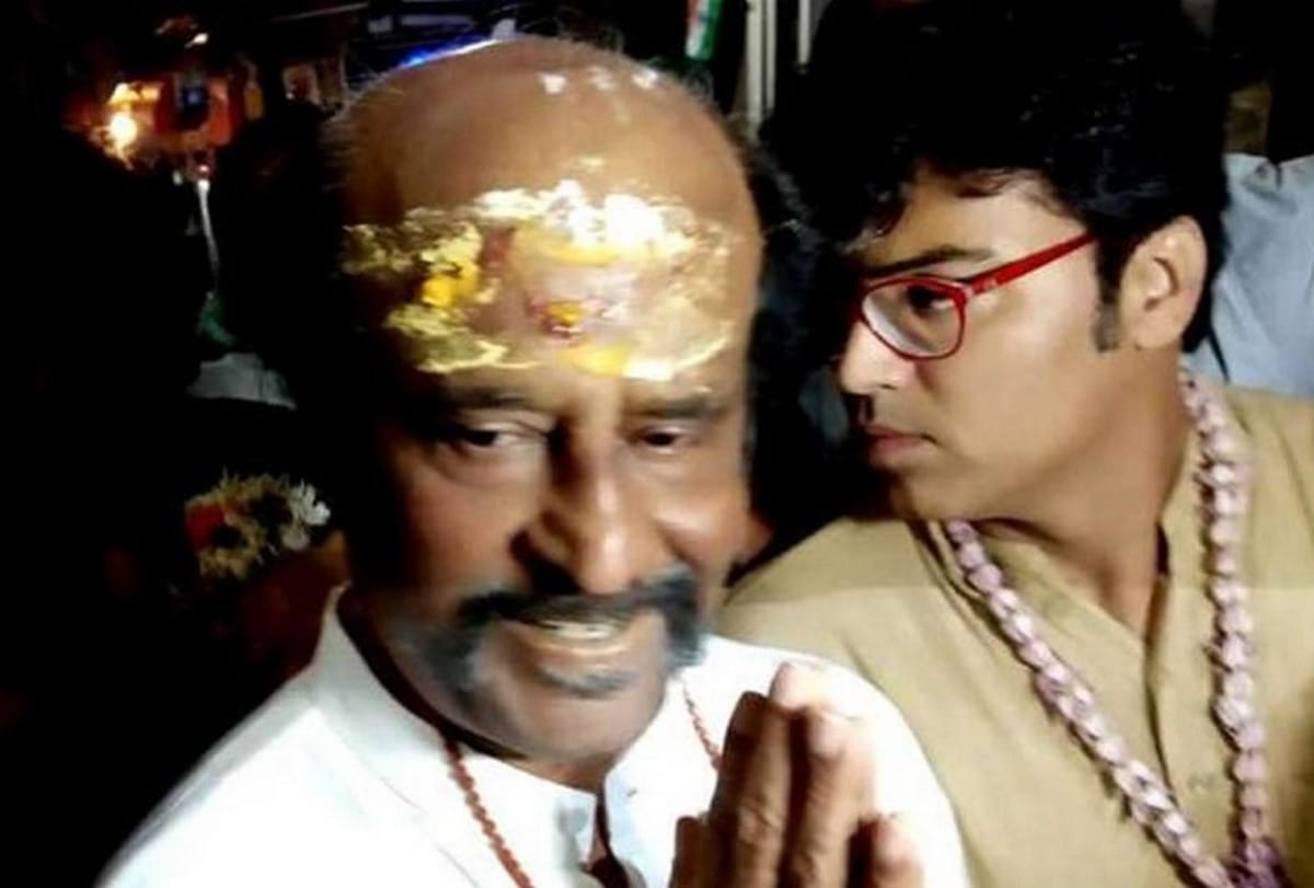 Superstar Rajnikanth came for petta movie shooting in varanasi