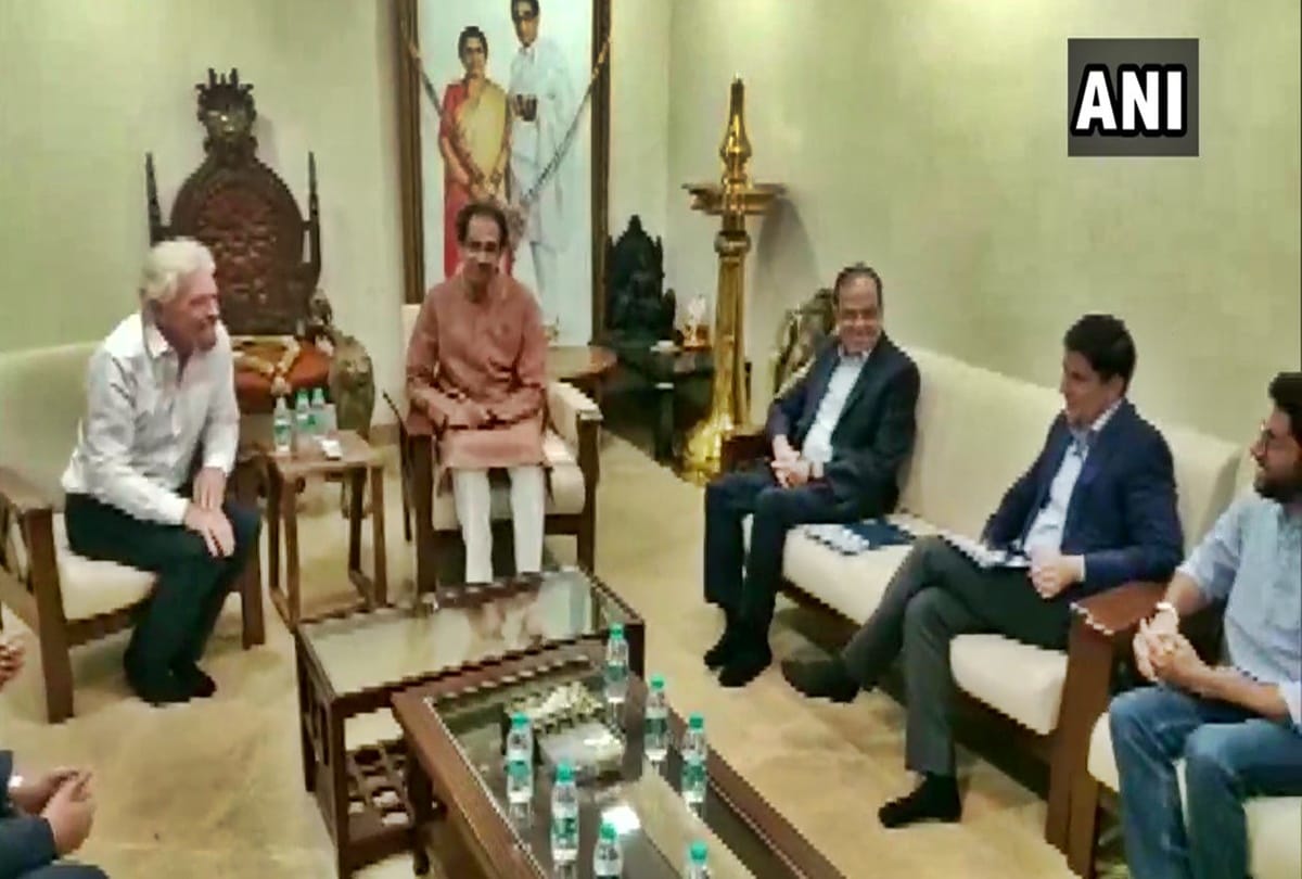 Founder of Virgin Group, Richard Branson met Maharashtra CM Uddhav Thackeray in Mumbai