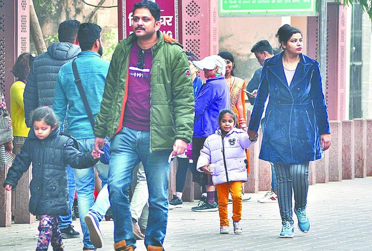 agra weather change due to drizzling and cold wave