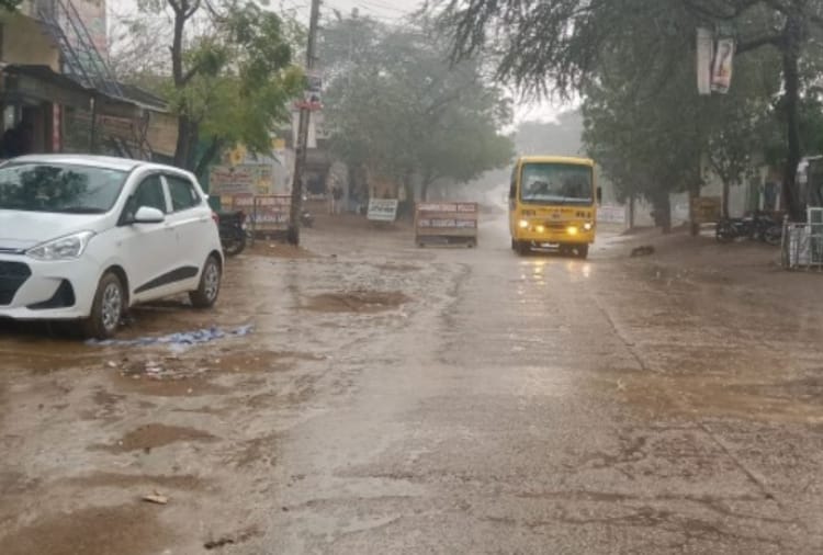 Temperature fallen in Haryana after light rain