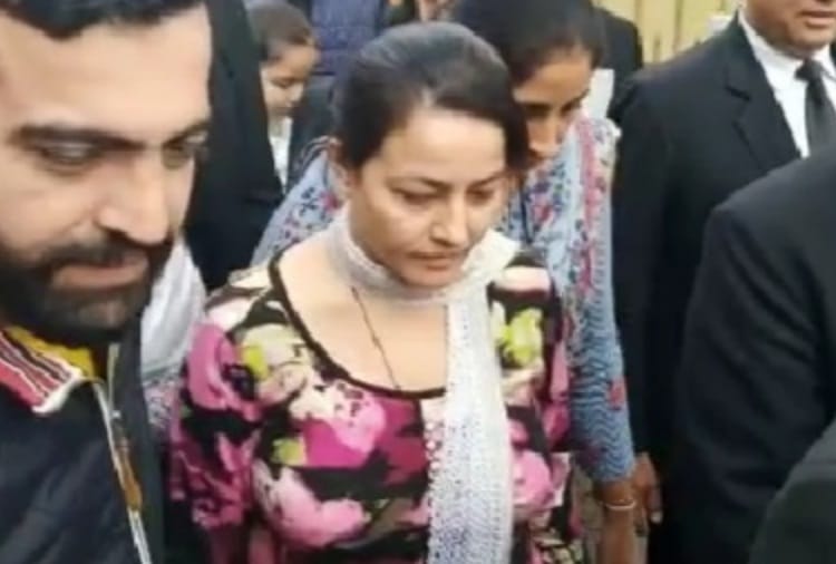 Honeypreet Appeared in Court, Panchkula Violence Case