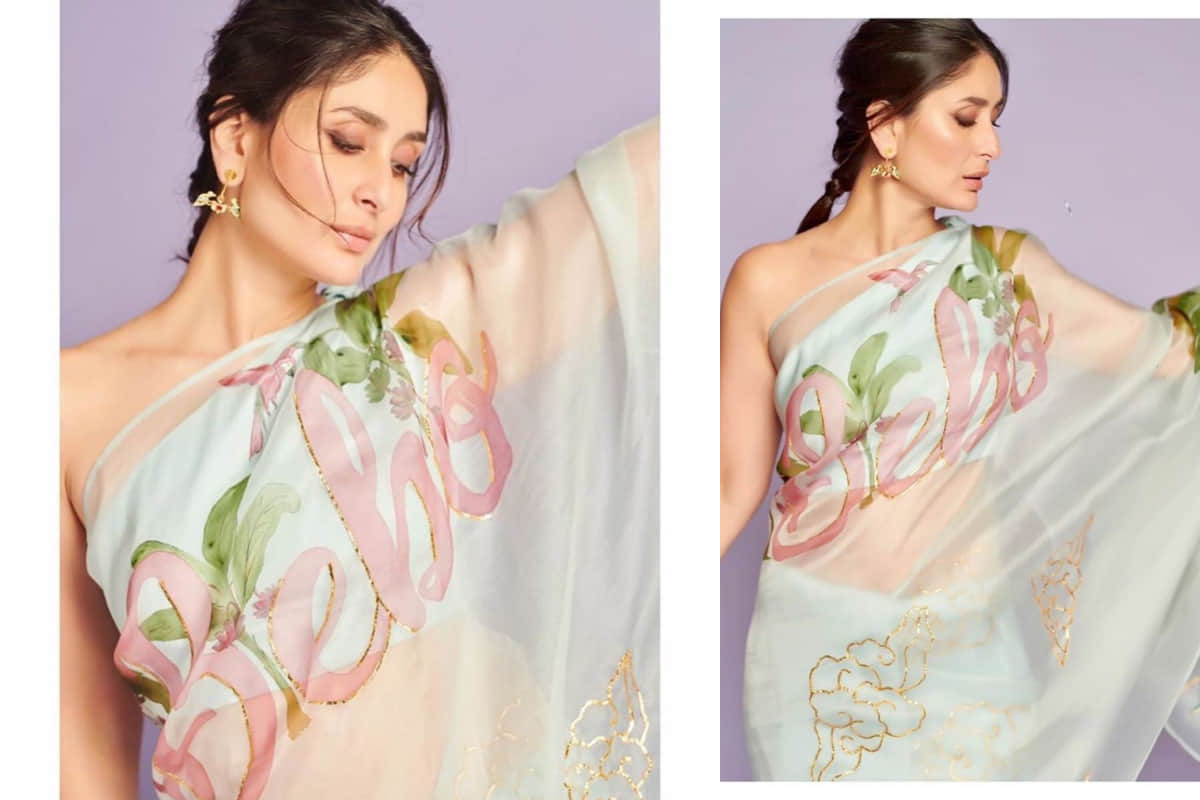kareena kapoor slays in wore bebo printed Picchika saree