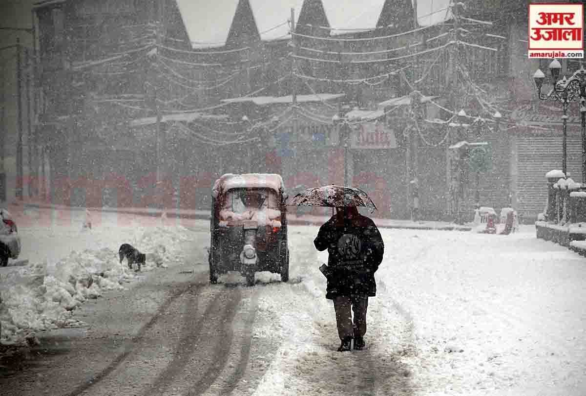 Heavy rain and snowfall in Jammu Kashmir, highway Closed For Traffic Due To Snowfall