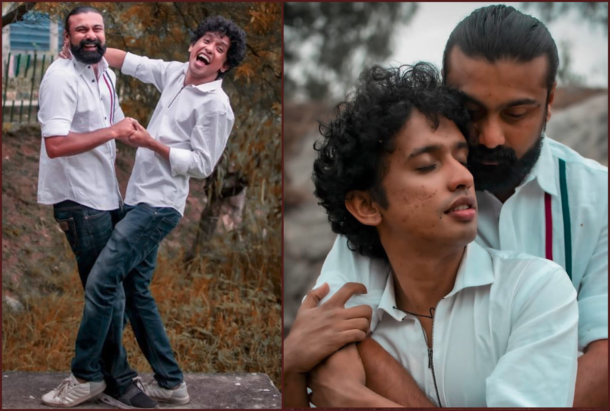 same sex gay couple pre wedding photoshoot in kerala see romantic pictures
