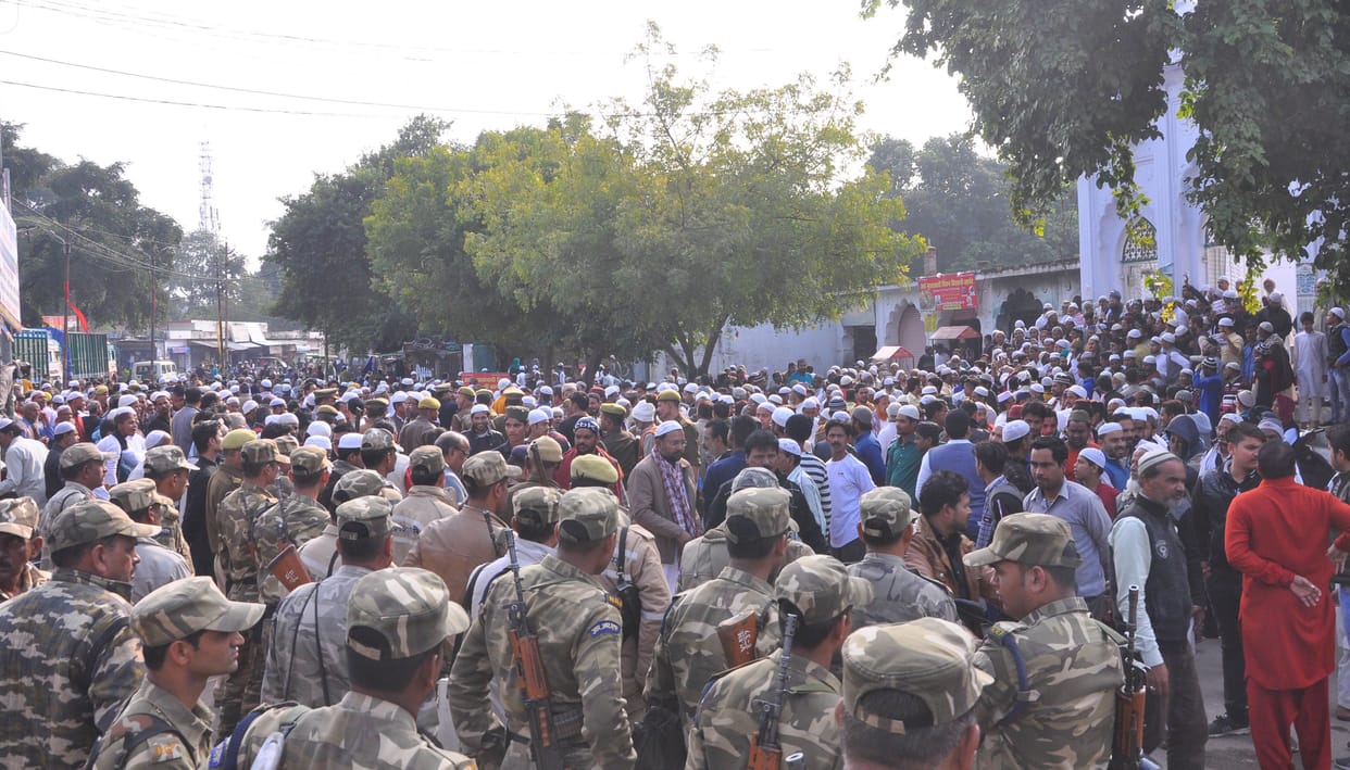Muslim demonstrations after Zuma prayers