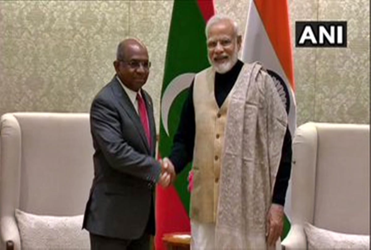 PM conveyed his compliments to Maldives on the achievement of Maldives govt in its first year
