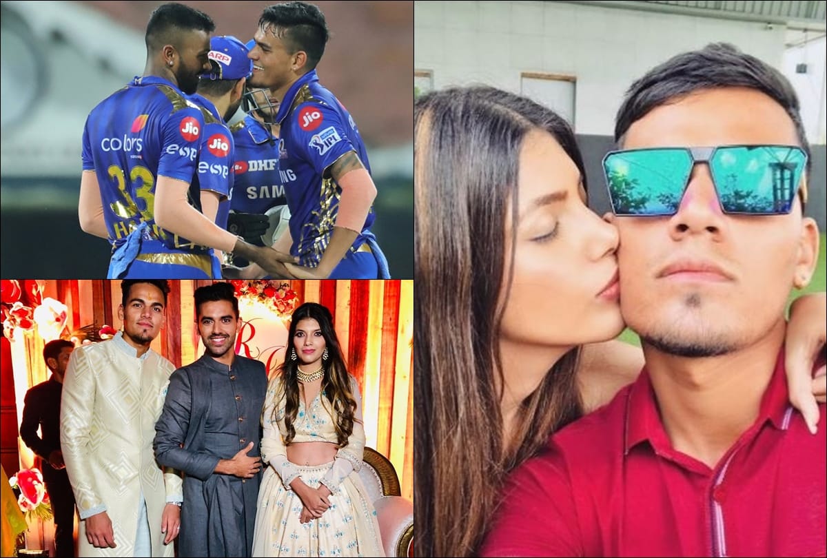 Indian cricketer Deepak chahar younger brother Rahul chahar engaged with long time girlfriend ishani