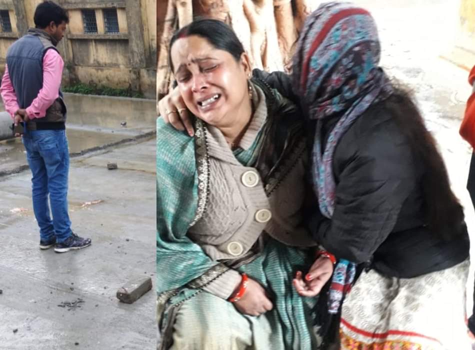 retired army man gun shot dead, wife says murder, she questioning up police