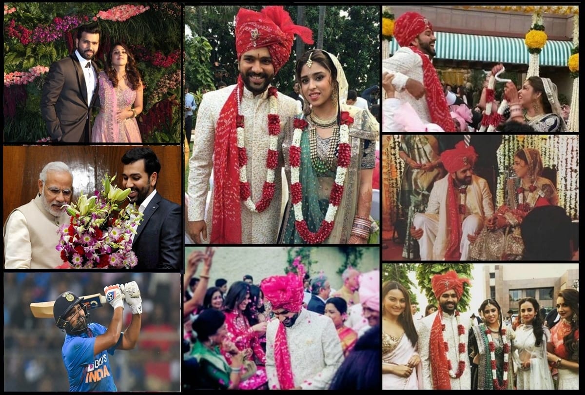 Rohit Sharma and Ritika Sajdeh marriage photos