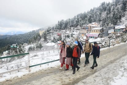 National highway 5 opened for vehicular traffic at Kufri shimla