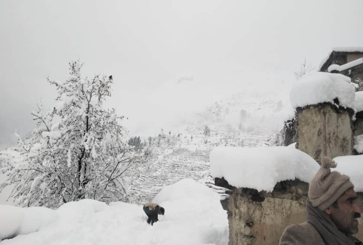 heavy snowfall in himachal, 300 hundred roads closes, Know the situation of the state from pictures