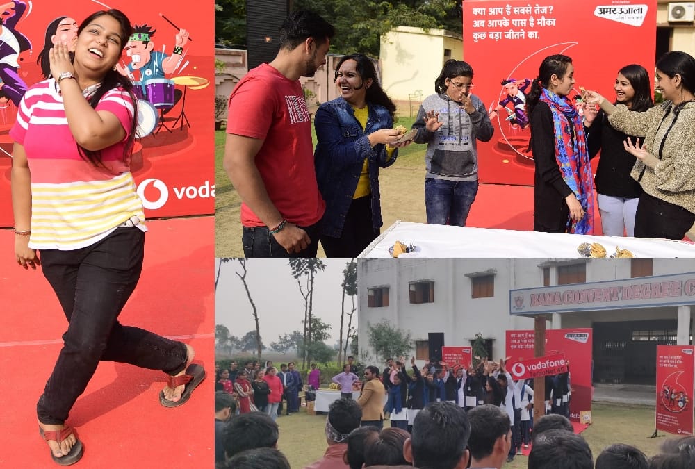 Pics of Vodafone Amar Ujala fastest challenge hunt show.
