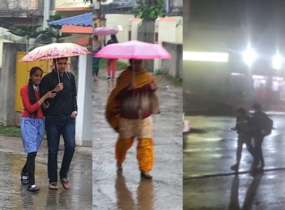 gorakhpur weather change, rain is coming all day