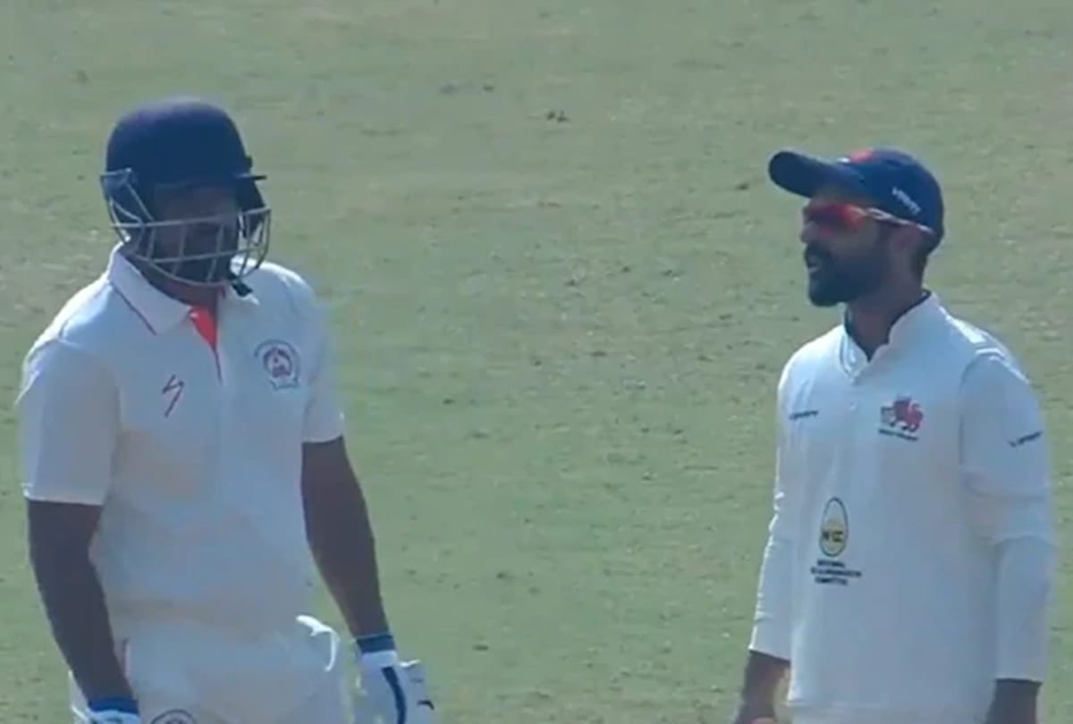 Yusuf pathan and Ajinkya Rahane got involved in cold war during Ranji Trophy match