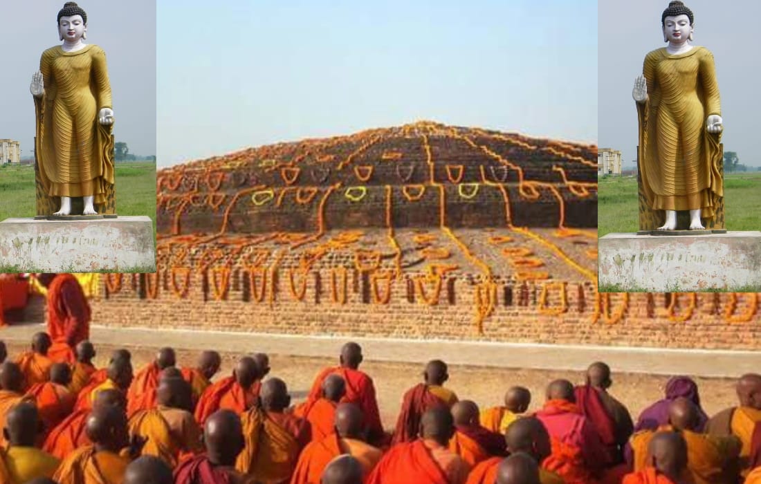 what is the connection Lord Buddha with 'Kapilvastu'? famous buddhist circuit at kushinagar in india