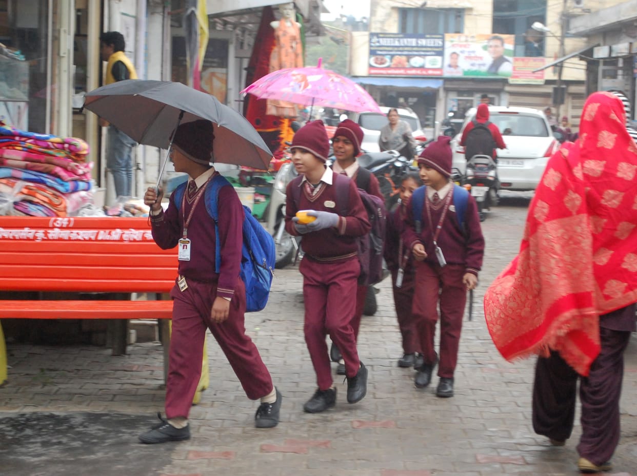 cold with rain