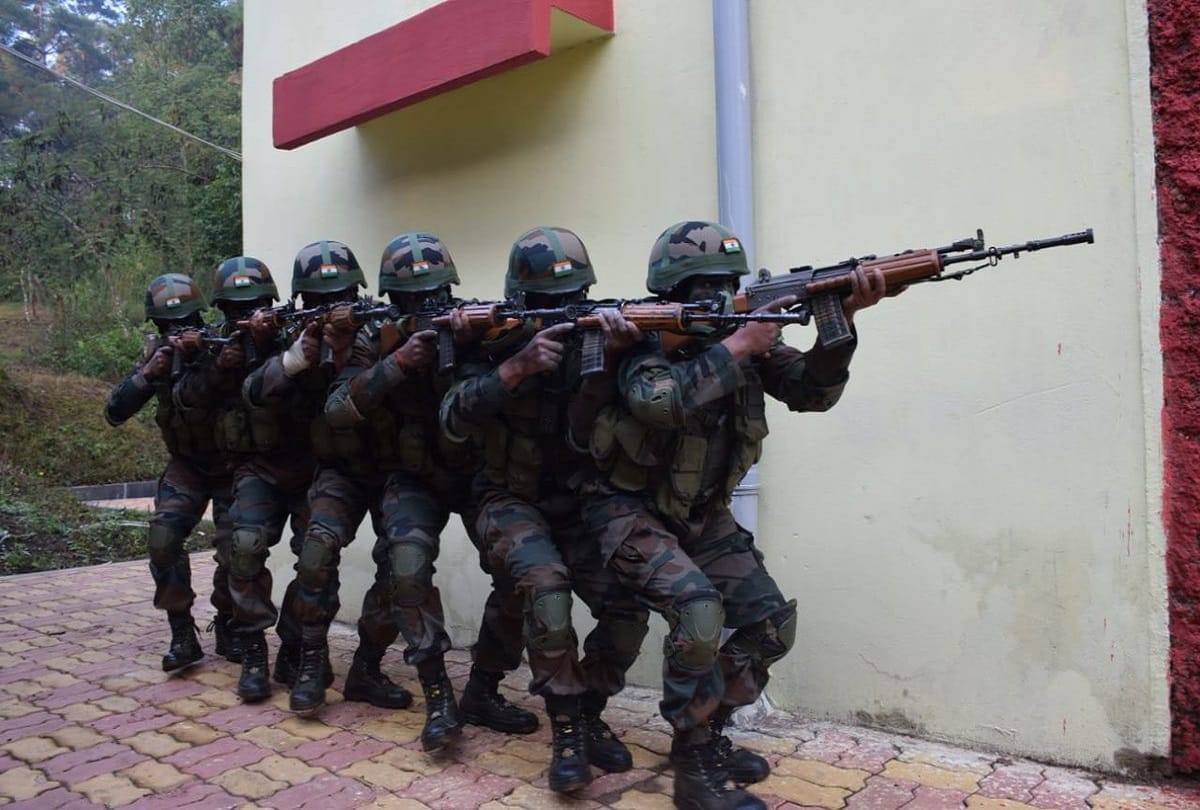 Meghalaya India-China Hand-in-Hand Exercise is underway in Shillong
