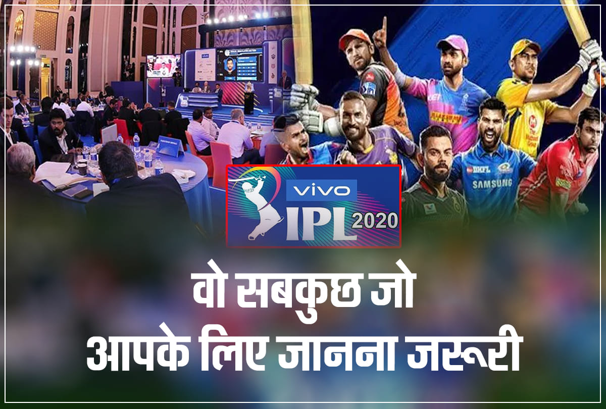 ipl 2020 auction date time players list indian premier league news