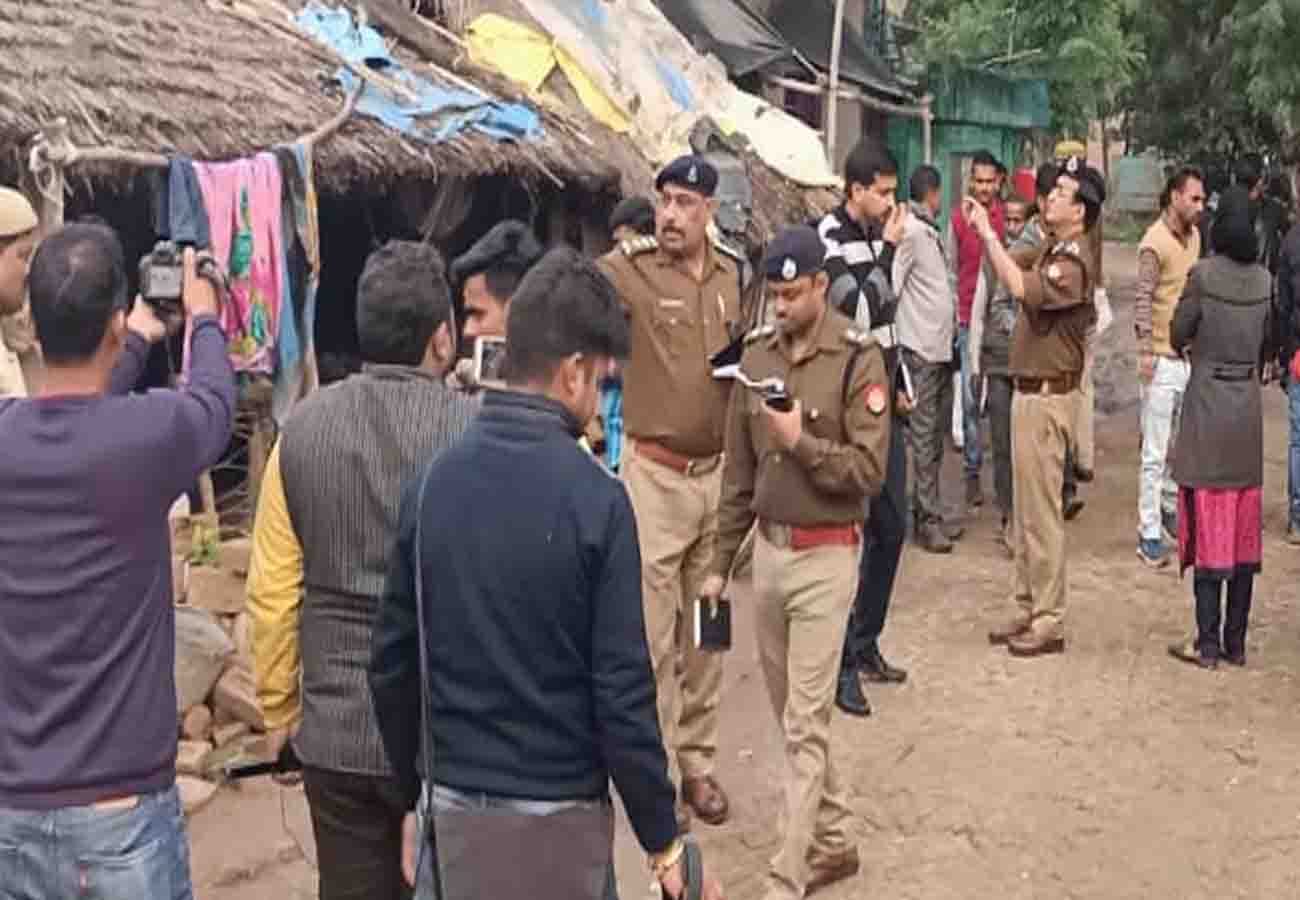 fatehpur case: misdeed victim body burned 75 percent