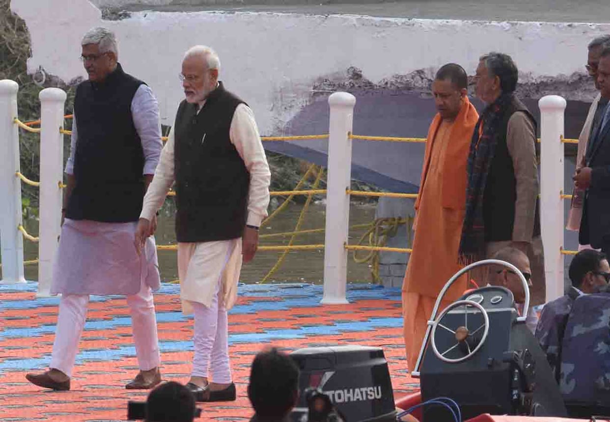 Modi said after seeing Sisamau Nala, commendable work done, review meeting of namami gange project