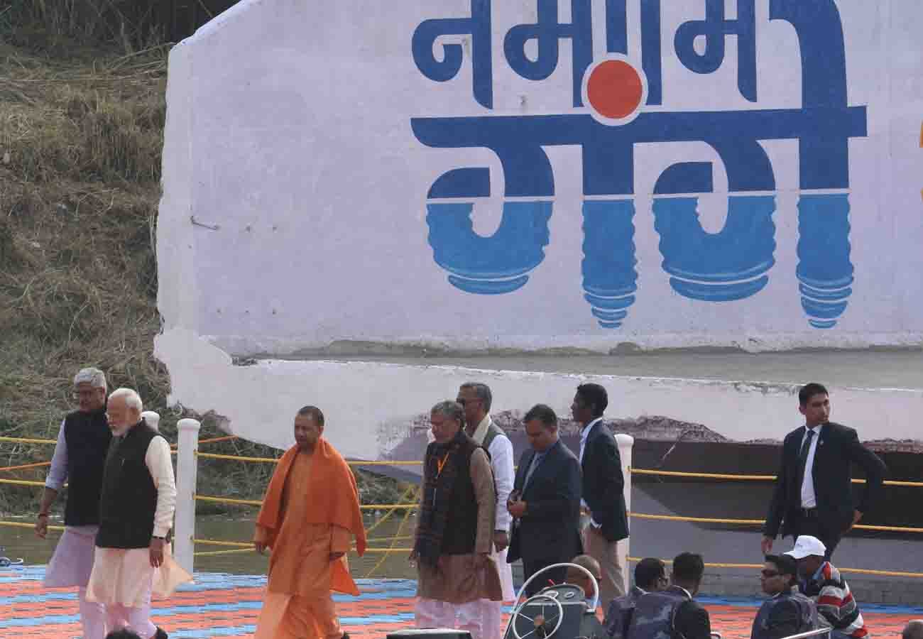 Modi said after seeing Sisamau Nala, commendable work done, review meeting of namami gange project