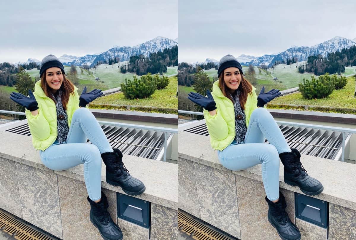 kriti sanon share picture from switzerland
