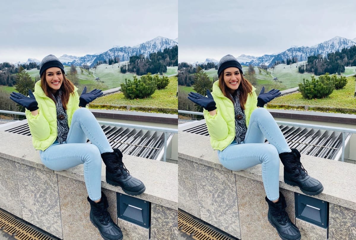 kriti sanon share picture from switzerland