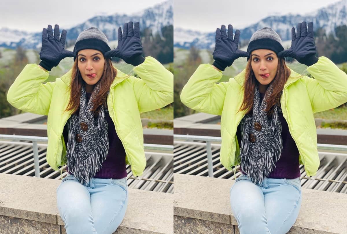 kriti sanon share picture from switzerland
