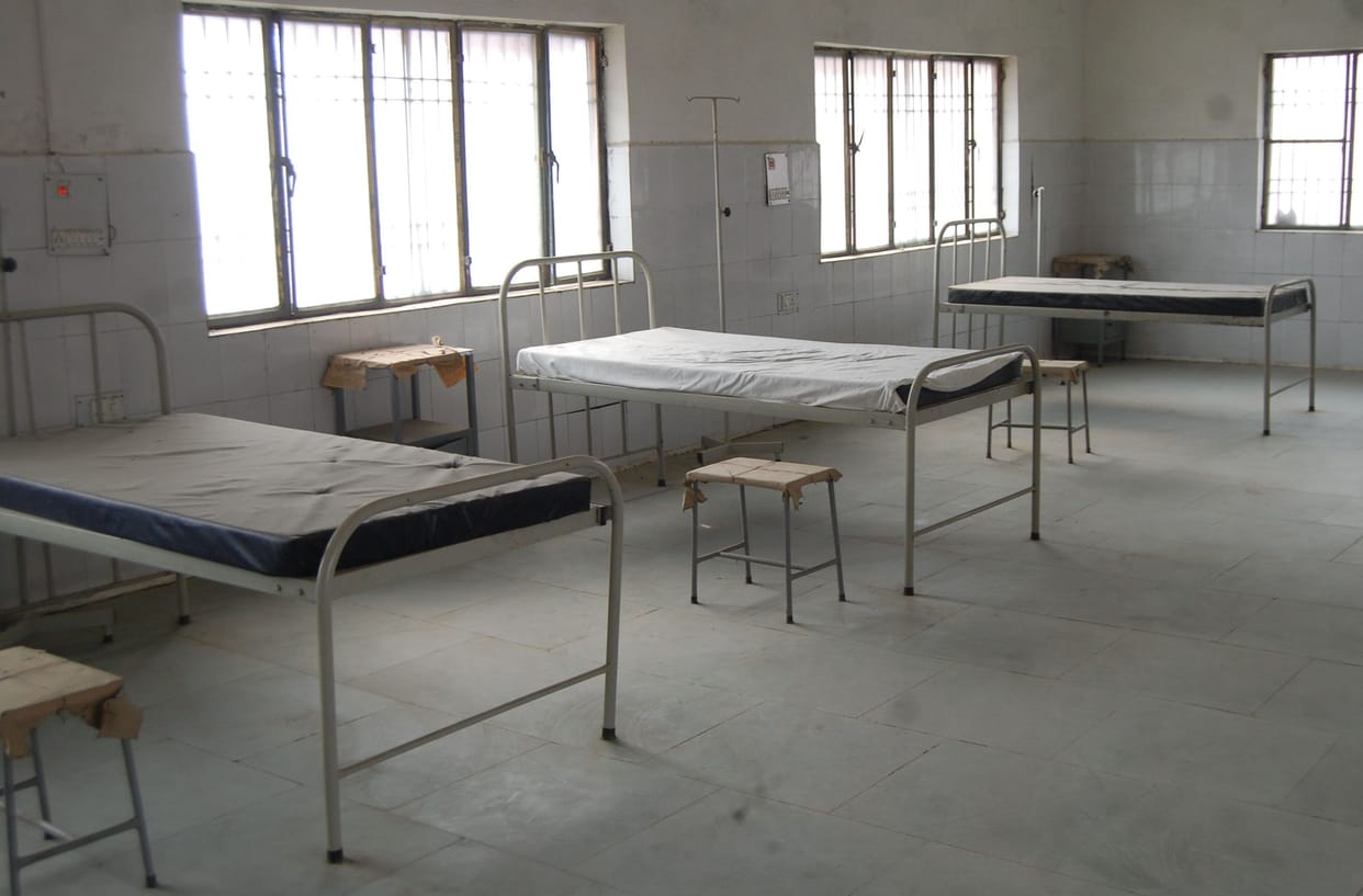 Here, TB patients are admitted on paper