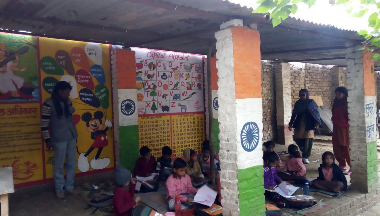 Two schools running under tin shed