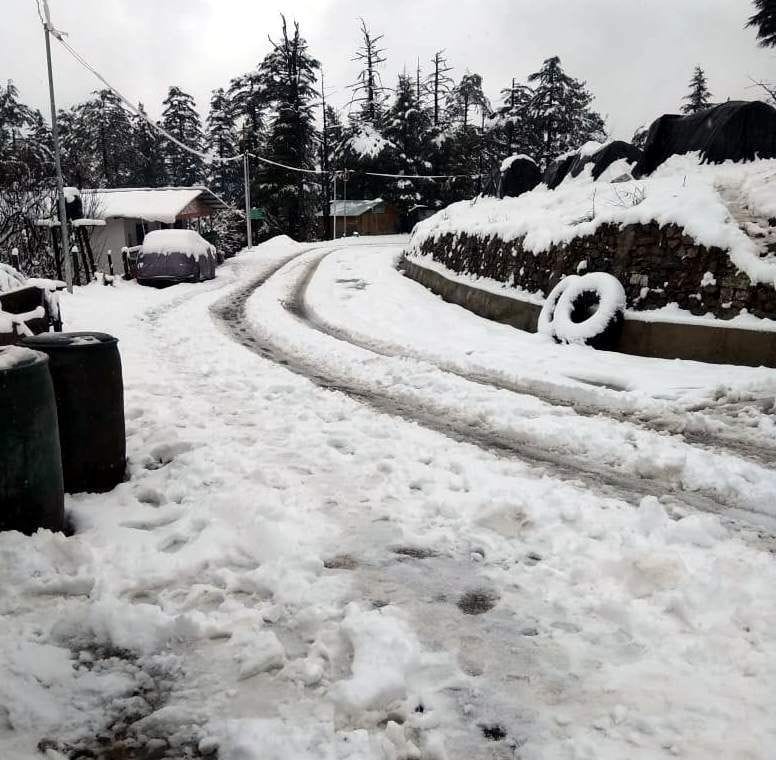 snowfall in lokhandi