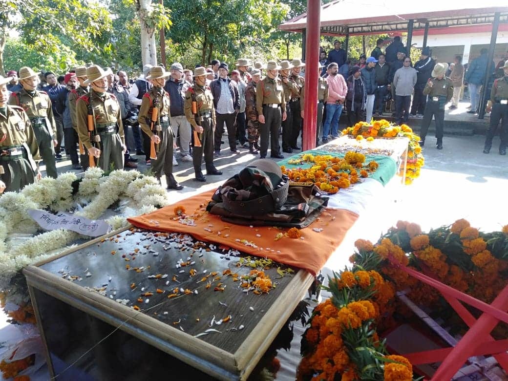 Martyr Subedar funeral in dehradun, who Martyr in Leh Ladakh Avalanche