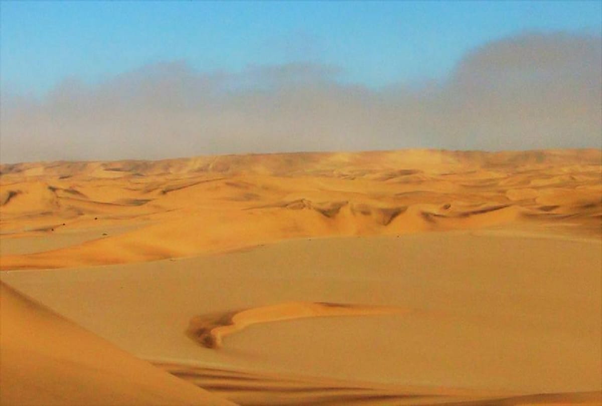 Khoji who traces people through footprints on sand on verge of extinct