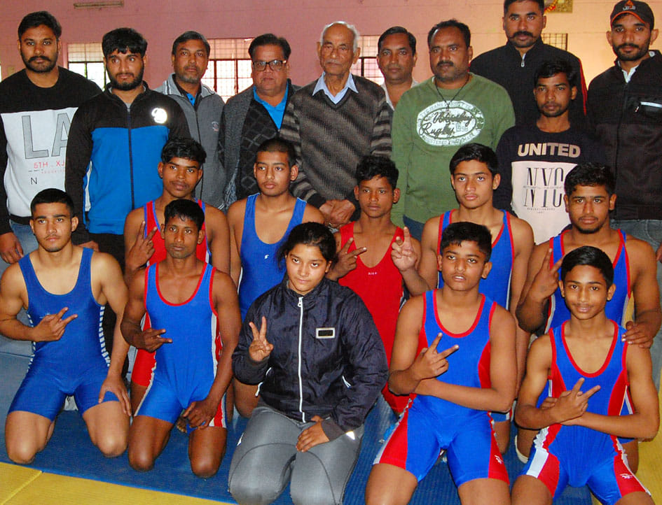 Wrestlers showed strength in wrestling trials