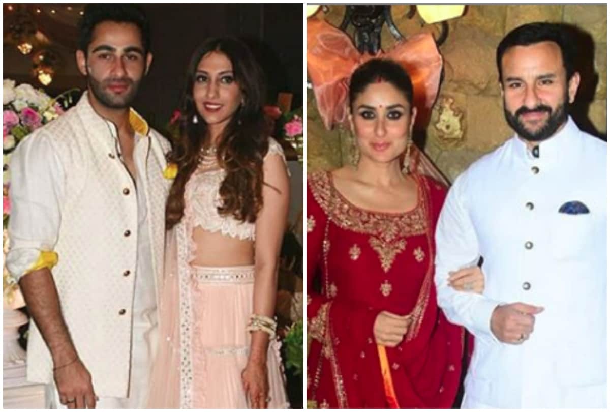 kareena kapoor and saif ali khan attend cousin armaan jain roka ceremony