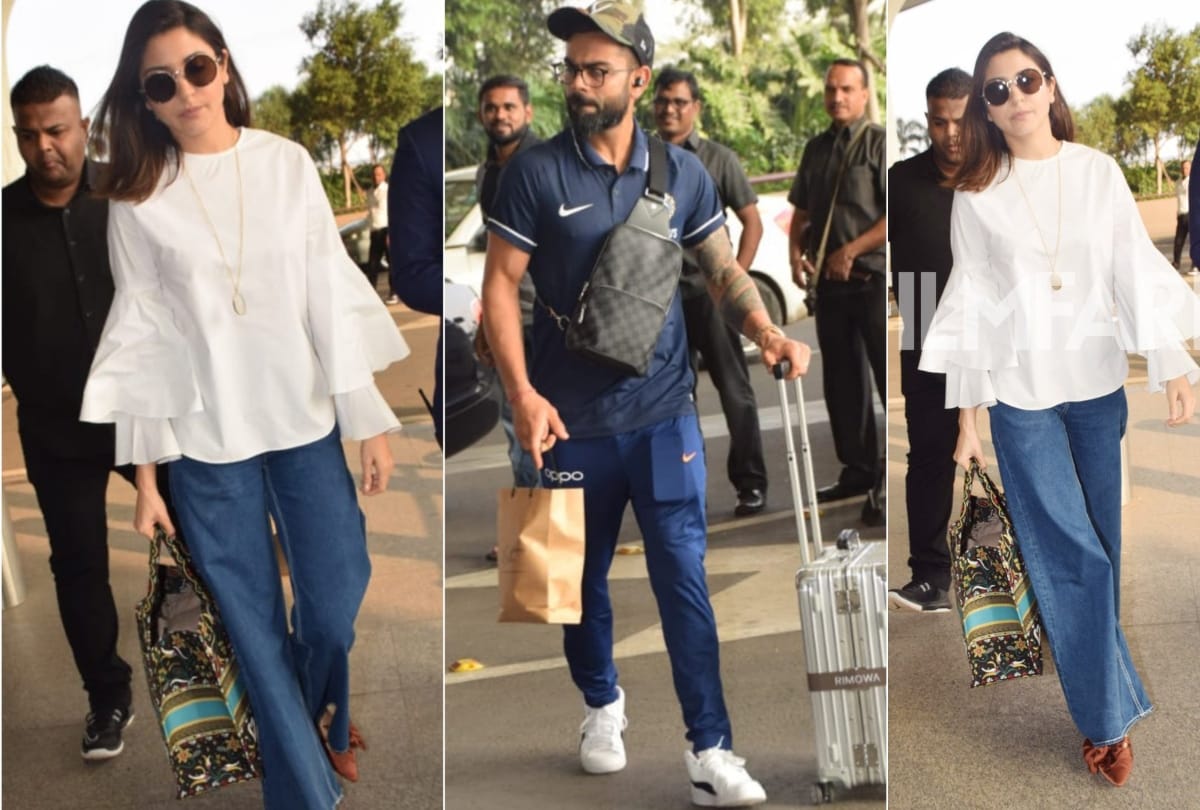 anushka sharma carry tote bag worth approx 2 lakh in airport