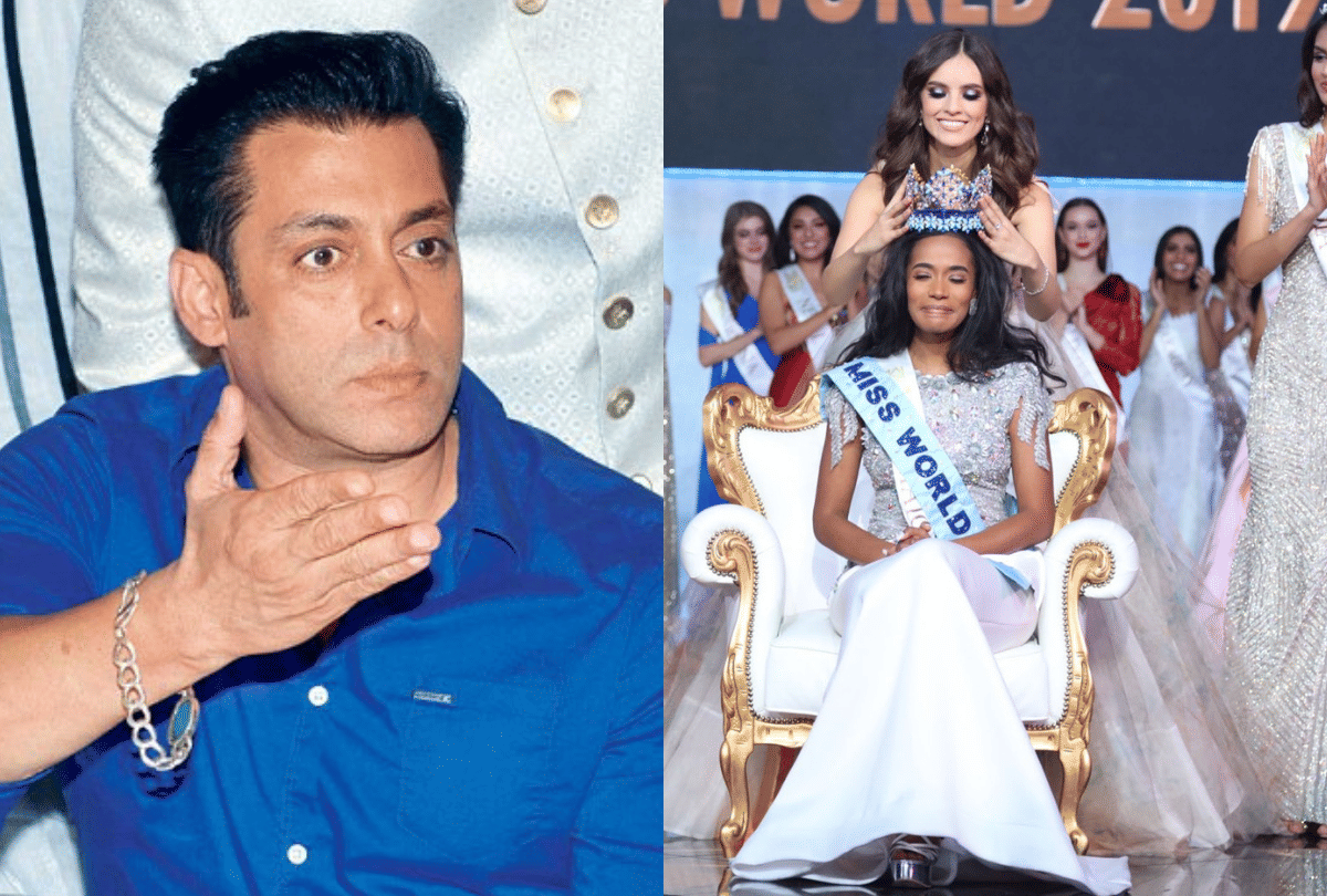 Tony Ann Singh Win Miss World 2019 and Bomb At Salman Khan Mumbai Home entertainment news