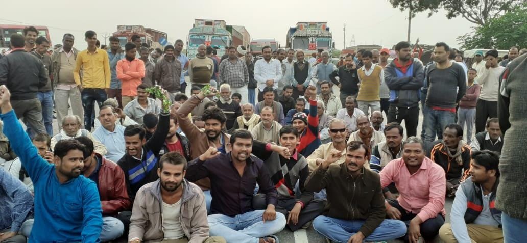 Damage done to compensate the Kanpur-Jhansi highway jam