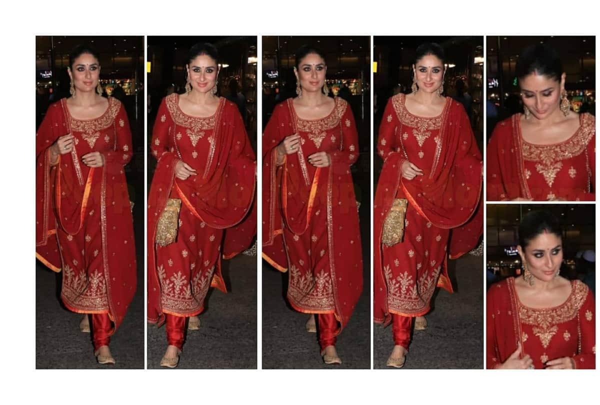 kareena kapoor look new bride in cousin armaan jain roka ceremony
