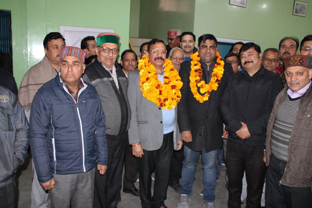 virender became president tredres association chamba