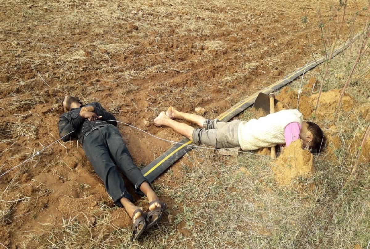 Two farmers died due to electric current while working in field