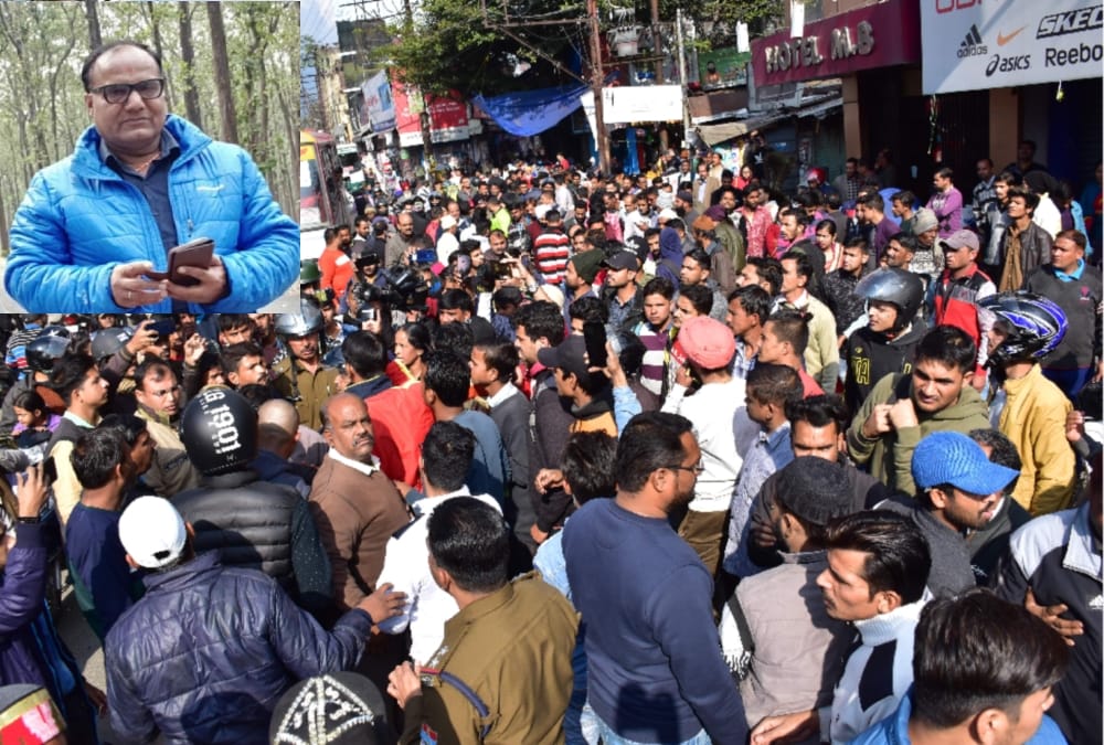 Round Firing on Property Dealer till last breath in haldwani Photos